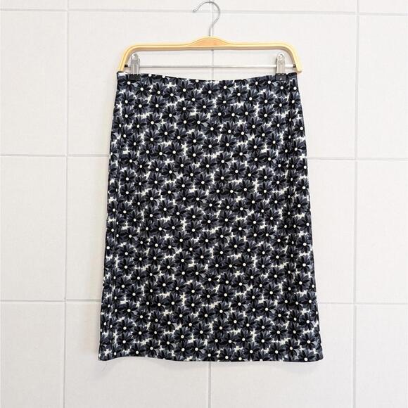 Vintage y2k DKNY graphic floral low waist pull on skirt - Picture 1 of 6